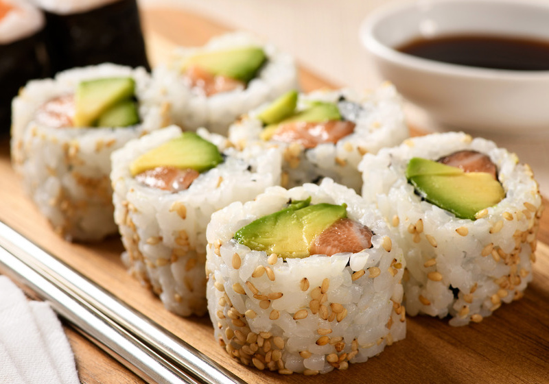 Inside out Roll Sushi